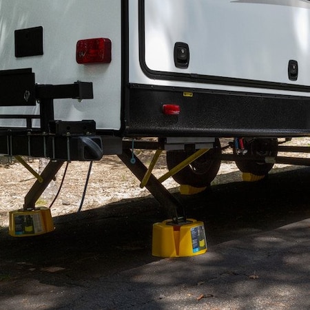 Camco STABILIZER JACK SUPPORT, YELLOW 44424